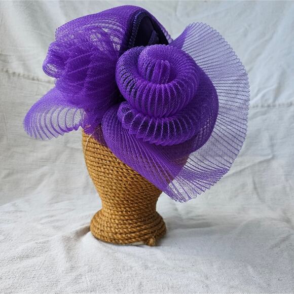 Women\'s purple Kentucky Derby Church 100 percent wool hat main image 12